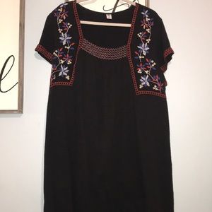 Linen Embroidery Old Navy Dress